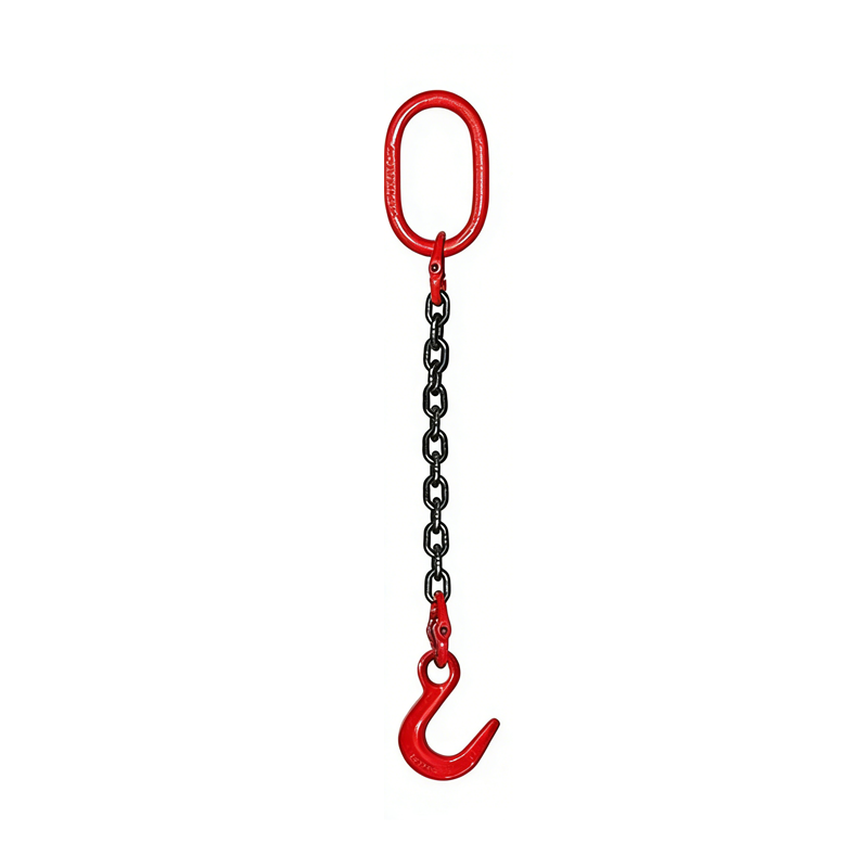 Grád 80 Cruach Alloy Sling Slabhra Cosa Oscailte Hook Brionnaithe Aonair (SOF)